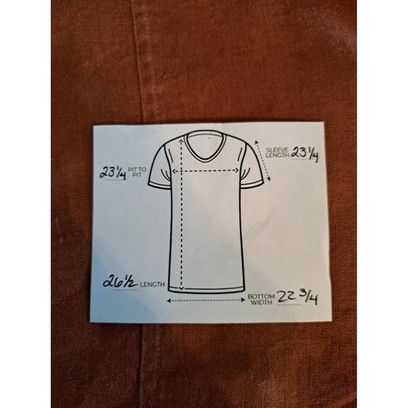 Chicos 2 Brown Coco Top Size 12 Large Womens Pockets 100% Linen Shirt Blouse - Picture 7 of 9